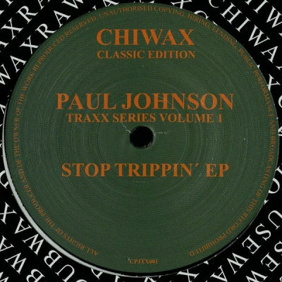 PAUL JOHNSON - Stop Trippin' EP