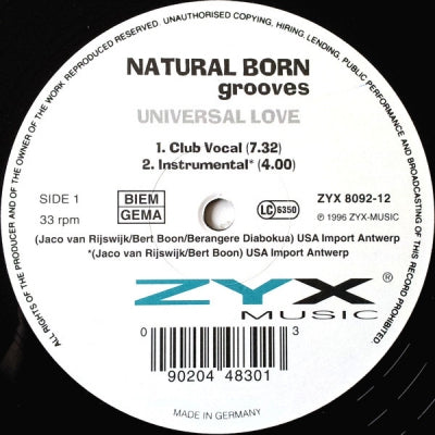 NATURAL BORN GROOVES - Universal Love