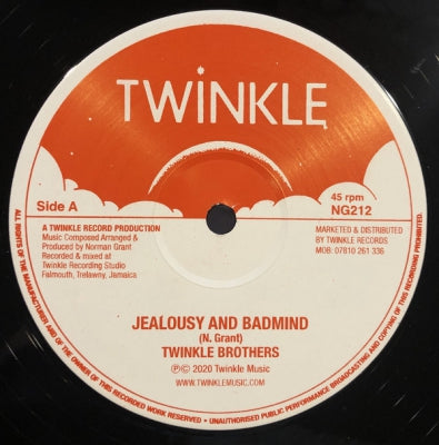 THE TWINKLE BROTHERS - Jealousy And Badmind