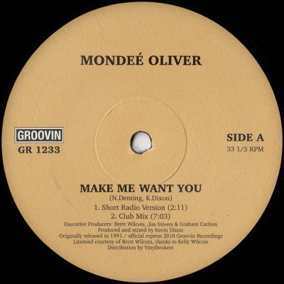 MONDEE OLIVER - Make Me Want You