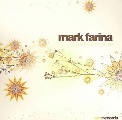 MARK FARINA - Back To The House EP