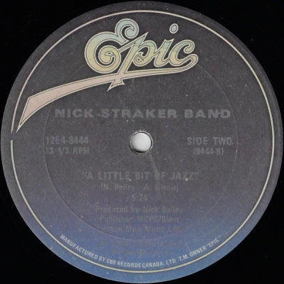 THE NICK STRAKER BAND - Leaving On A Midnight Train / A Little Bit Of Jazz