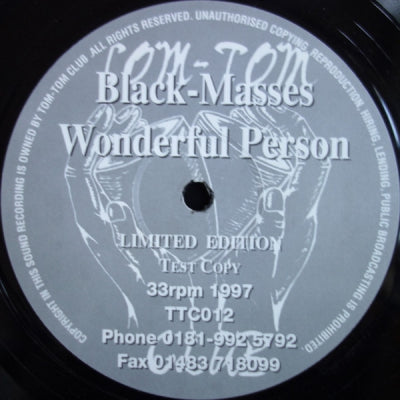 BLACK MASSES - Wonderful Person
