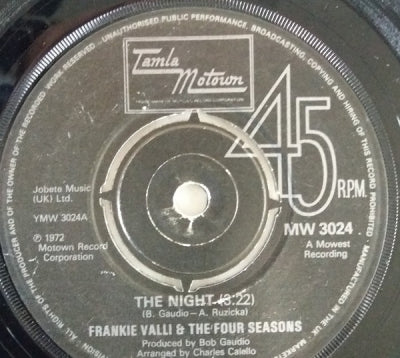 FRANKIE VALLI AND THE FOUR SEASONS - The Night