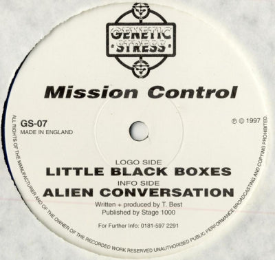 MISSION CONTROL - Little Black Boxes / Alien Conversation