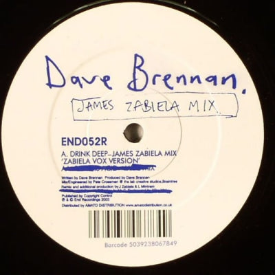 DAVE BRENNAN - Drink Deep / Bombis Acid