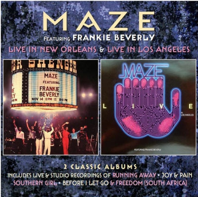 MAZE FEATURING FRANKIE BEVERLY - Live in New Orleans / Live in Los Angeles