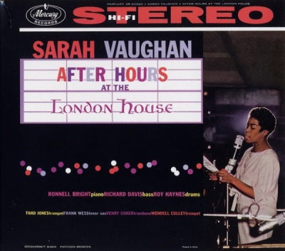 SARAH VAUGHAN - After Hours At The London House
