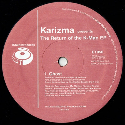 KARIZMA - The Return Of The K-Man EP