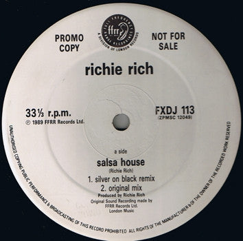RICHIE RICH - Salsa House