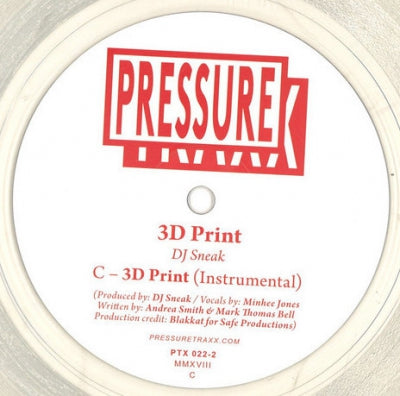 DJ SNEAK - 3D print