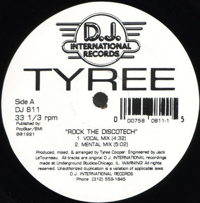 TYREE - Rock The Discotech