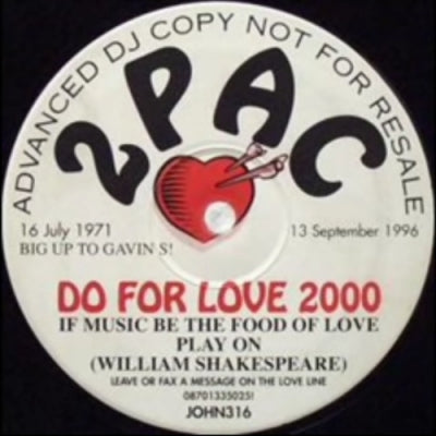 2PAC - Do For Love 2000