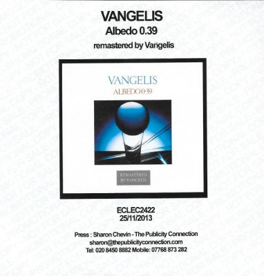 VANGELIS - Albedo 0.39