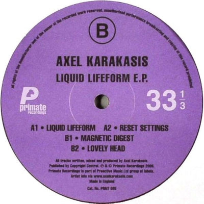 AXEL KARAKASIS - Liquid Lifeform E.P.