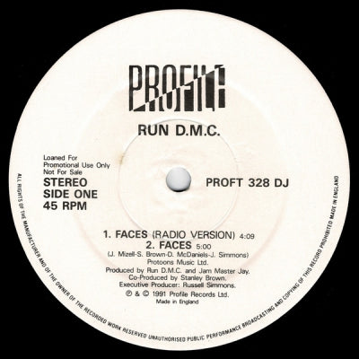 RUN D.M.C - Faces / Back From Hell (Remix)