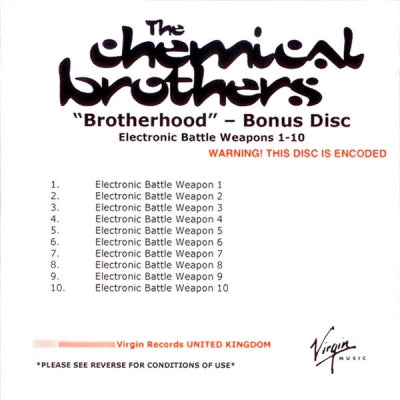 THE CHEMICAL BROTHERS - Brotherhood - Bonus Disc