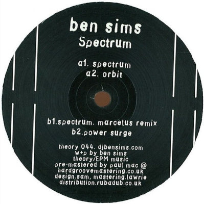 BEN SIMS - Spectrum