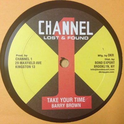 BARRY BROWN - Jah Jah We Are Calling / Take Your Time