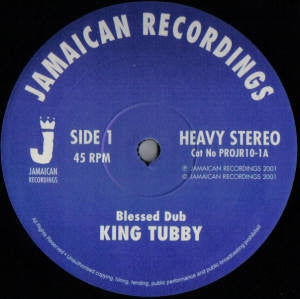 KING TUBBY - Blessed Dub / Cold Hearted Dub