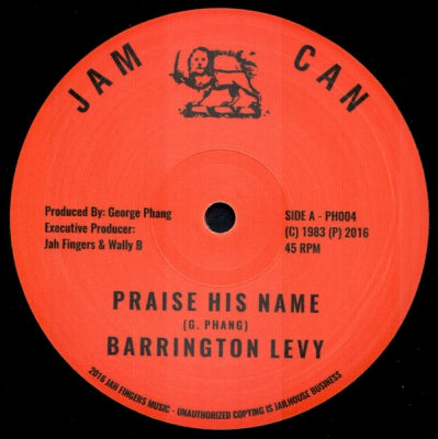 BARRINGTON LEVY - Praise His Name