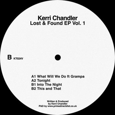 KERRI CHANDLER - Lost and Found EP Vol 1