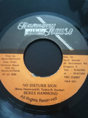 BERES HAMMOND - No Disturb Sign / Version