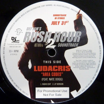 LUDACRIS - Area Codes Featuring Nate Dogg