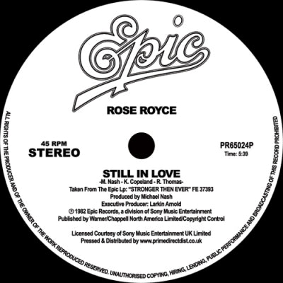ROSE ROYCE - Still In Love