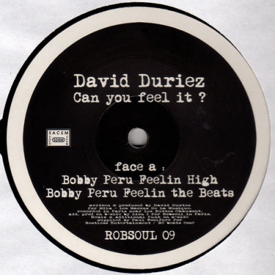 DAVID DURIEZ - Can You Feel It?