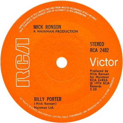 MICK RONSON - Billy Porter / Seven Days