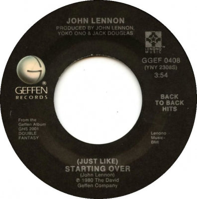 JOHN LENNON - (Just Like) Starting Over / Woman