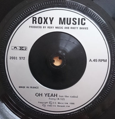 ROXY MUSIC - Oh Yeah (On The Radio) / South Downs