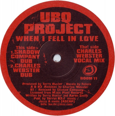 UBQ PROJECT - When I Fell In Love (2002 Rmx)