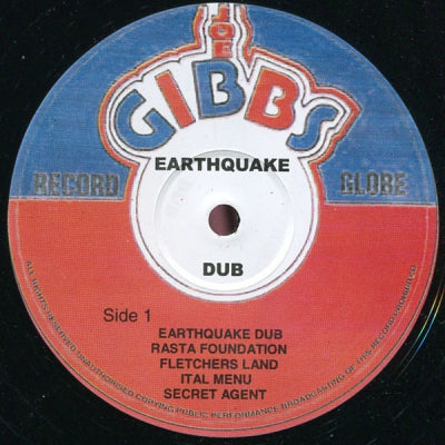 THE REVOLUTIONARIES - Earthquake Dub