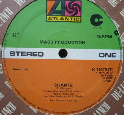 MASS PRODUCTION - Shante / Your Love
