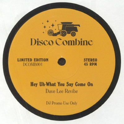 UNKNOWN ARTIST - Disco Combine (Hey Uh-What You Say Come On / Steal Your Heart - Dave Lee Mixes)