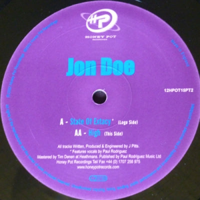 JON DOE - State Of Extacy / High