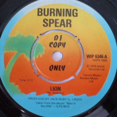 BURNING SPEAR - Lion / Door Peep
