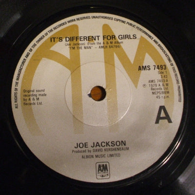 JOE JACKSON - It's Different For Girls