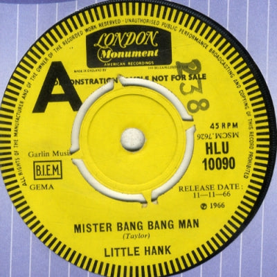 LITTLE HANK - Mister Bang Bang Man