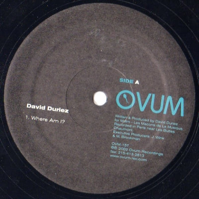 DAVID DURIEZ - Where Am I? / Descent
