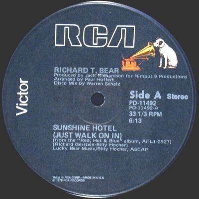RICHARD T. BEAR - Sunshine Hotel