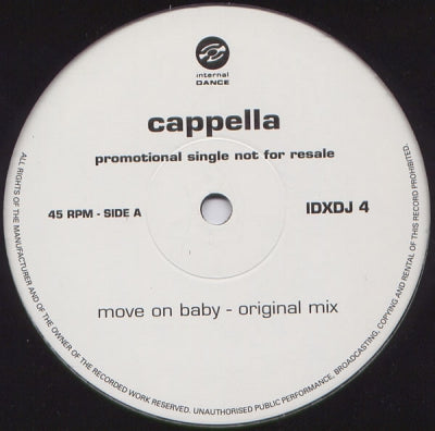 CAPPELLA - Move On Baby
