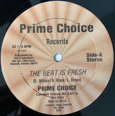 PRIME CHOICE - The Beat Is Fresh