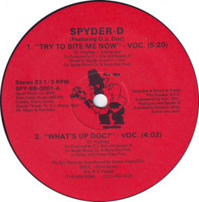 SPYDER-D  - Try To Bite Me Now