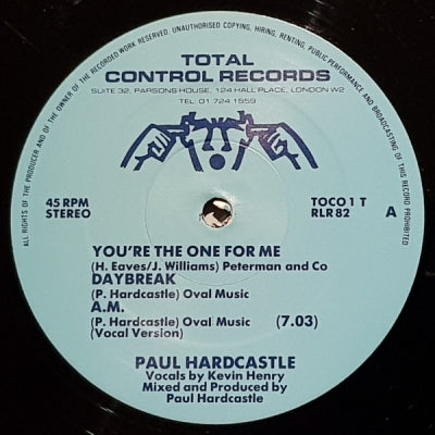 PAUL HARDCASTLE - You're The One For Me