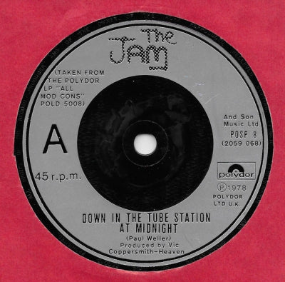 THE JAM - Down In The Tube Station At Midnight