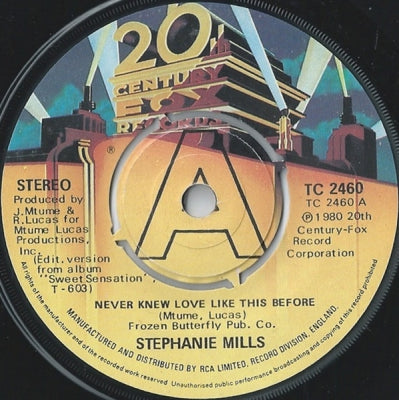 STEPHANIE MILLS - Never Knew Love Like This Before / Still Mine
