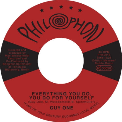 GUY ONE - Everything You Do, You Do For Yourself / Estre